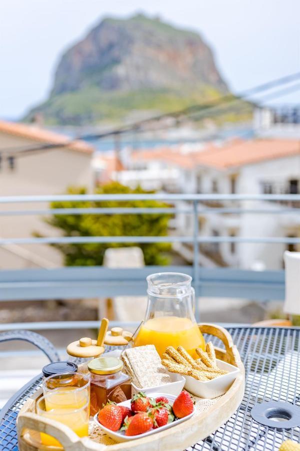 Monemvasia Modern Flat With Panoramic Sea View Luaran gambar