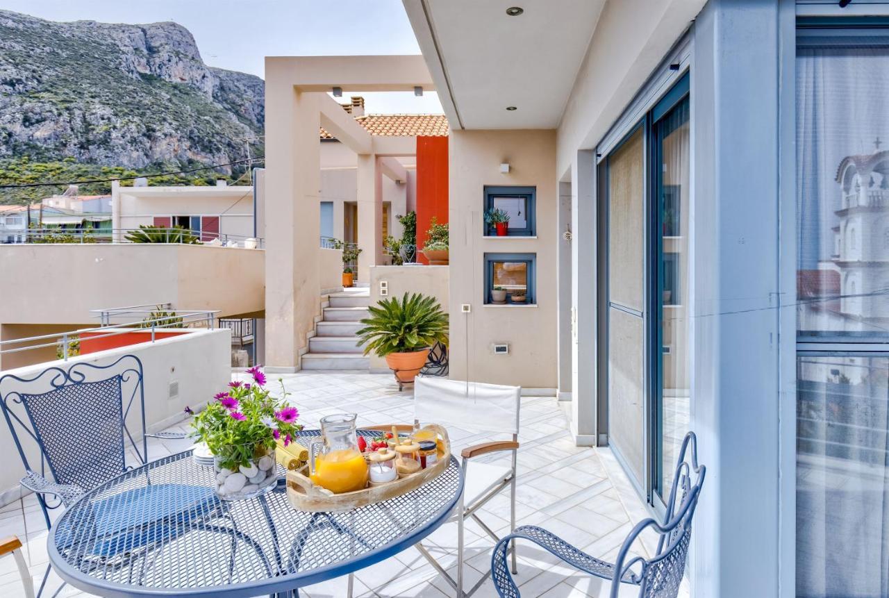 Monemvasia Modern Flat With Panoramic Sea View Luaran gambar