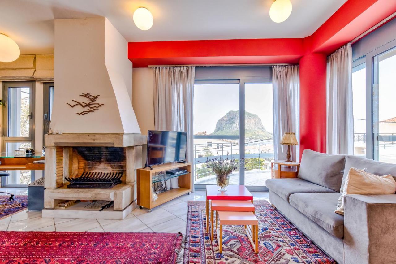 Monemvasia Modern Flat With Panoramic Sea View Luaran gambar